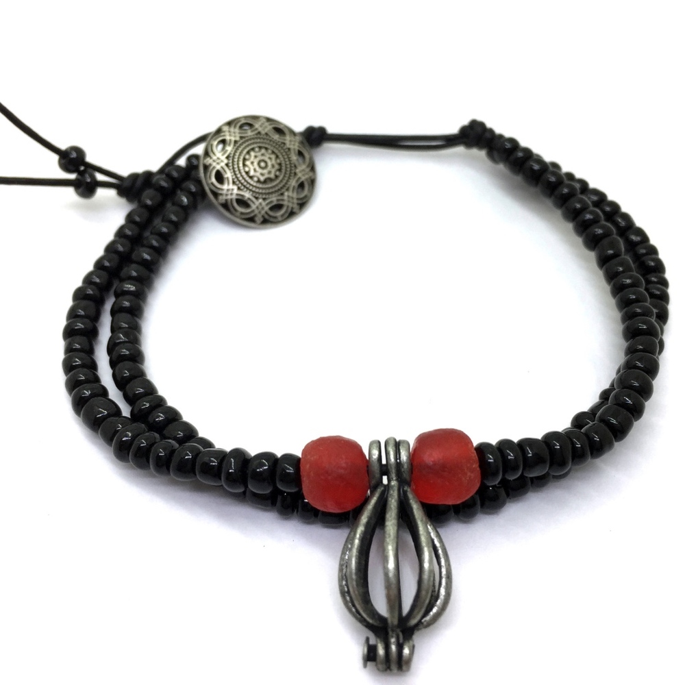 Women’s Leather Wrap Bracelet.